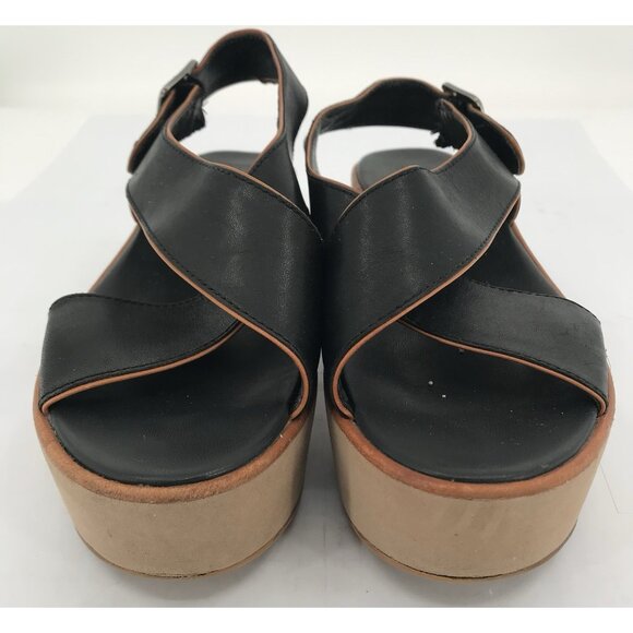 Camper Together Veronique Branquiho Sandals Womens Size 37 US 6.5 Black Leather - Picture 4 of 16